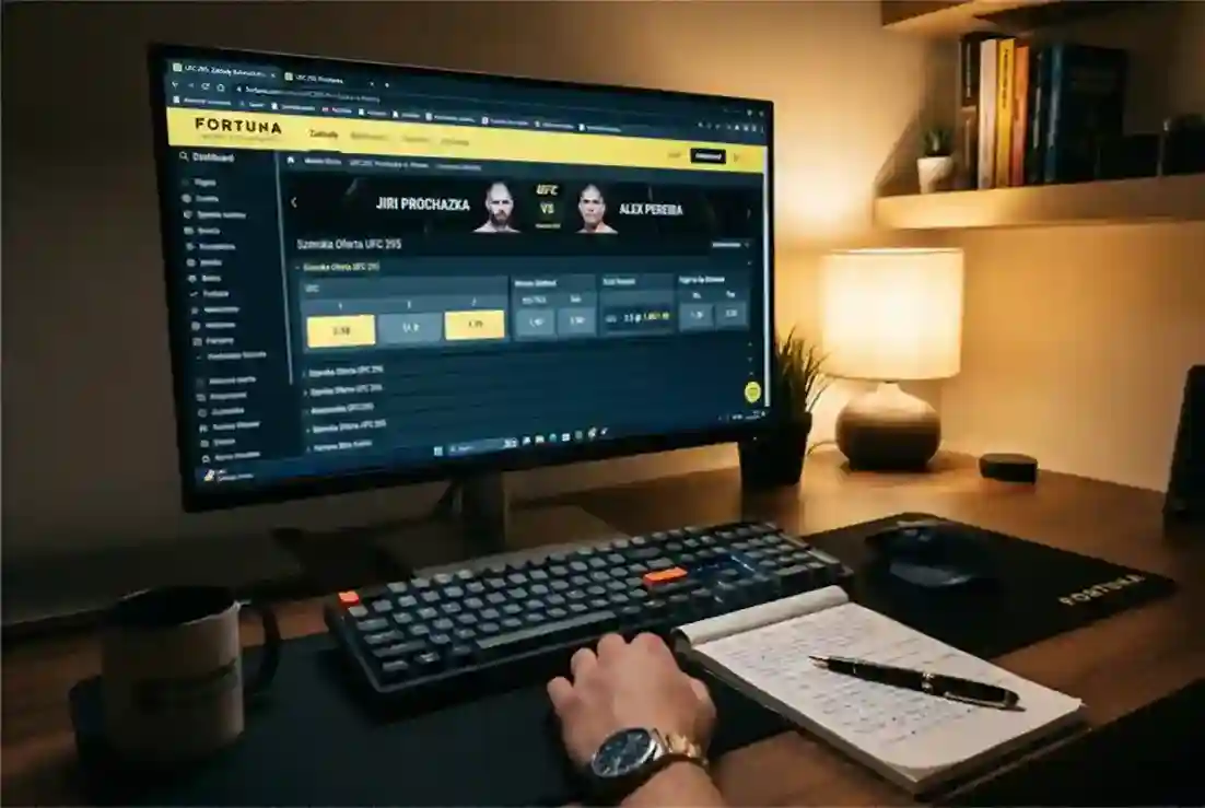 Fortuna zakłady UFC – BetBuilder, 30 rynków i transmisje Fortuna TV